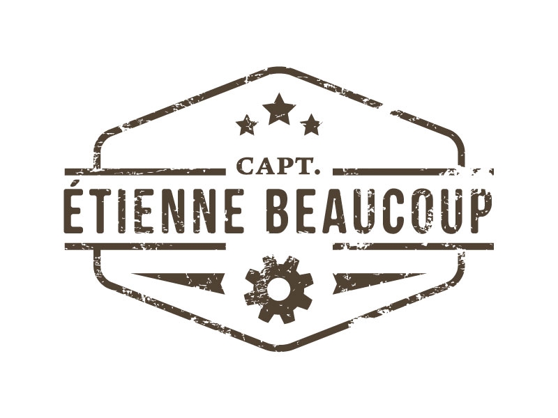 Logoontwerp - Captain Etienne Beaucoup - Upcycling designer