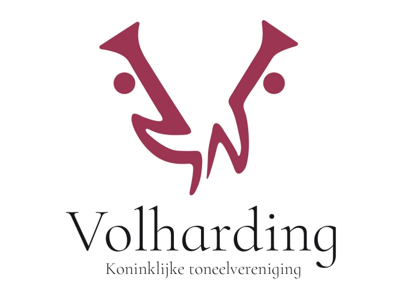 Logo voor toneelvereniging Volharding uit Halle